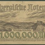 Württembergische Notenbank 1 Mio Mark 1923 Schiller, WTB-18 gebraucht (K1587)