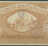 Gonsenheim 1 Million Mark 1923, Keller 1850, fast kassenfrisch (K1630)