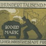Freital 200000 Mark 1923, Keller 1603 a, gebraucht (K1639)