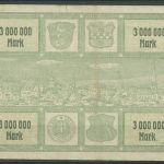 Alzey 3 Millionen Mark 1923, Keller 87 f, gebraucht (K1646)