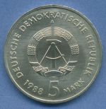 DDR 5 Mark 1988 A, Eisenbahn Saxonia, J 1618 vz/st (m4833)