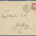 Bayern 1905 Wappen Privatumschlag Voitländer Kronach PU 11 B5 gebraucht (X41045)