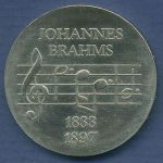 DDR 5 Mark 1972 Johannes Brahms, J 1540 vz/st (m3725)