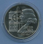 Niederlande 10 ECU 1996, Architekt Jacob van Campen, st in Kapsel (m4727)