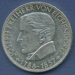 Deutschland 5 DM 1957 Joseph Freiherr v. Eichendorff, J 391 ss-vz (m6589)