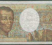 Frankreich 200 Francs 1987, Montesquieu, KM 155 b, gebraucht (K1712)