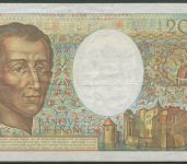 Frankreich 200 Francs 1983, Montesquieu, KM 155 a, gebraucht (K1713)