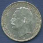 Baden 5 Mark 1913 G, Großherzog Friedrich II., J 40 vz+ (m6615)