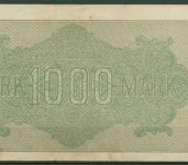 Dt. Reich 1000 Mark 1922, DEU-84l, FZ BB, Serie Sr, gebraucht (K1742)