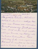 Ansbach Gesamtansicht, gelaufen 1921 (AK4805)