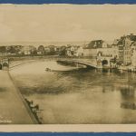 Kassel Neue Fuldabrücke, gelaufen 1940 (AK4724)