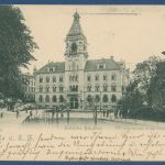 Gruss aus Halle a. S. Kaiserliches Postgebäude, gelaufen 1903 Stempel! (AK4664)