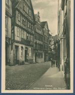 Kassel Wildemann-Gasse, ungebraucht, Klebespuren (AK4820)
