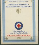Frankreich 1953 Rotes Kreuz Markenheftchen 984/85 MH postfrisch (C81141)