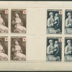 Frankreich 1953 Rotes Kreuz Markenheftchen 984/85 MH postfrisch (C81141)