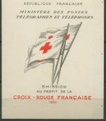 Frankreich 1955 Rotes Kreuz Markenheftchen 1077 MH postfrisch (C81143)