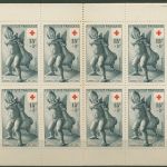 Frankreich 1955 Rotes Kreuz Markenheftchen 1077 MH postfrisch (C81143)