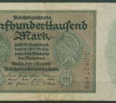 Dt. Reich 500000 Mark 1923, DEU-99a, Serie J, gebraucht (K1771)