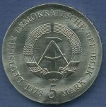 DDR 5 Mark 1978 Friedrich Gottlieb Klopstock, J 1566 vz/st (m2913)