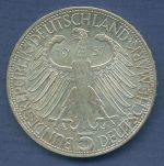 Deutschland 5 DM 1957 Joseph Freiherr v. Eichendorff, J 391 fast vz (m6656)