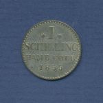 Hamburg Stadt Schilling 1855 J. 51 b, vorzüglich (m6663)