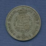 Sachsen-Coburg-Gotha 1/6 Taler 1845, Herzog Ernst II., J 281 ss (m6664)