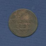 Sachsen-Coburg-Saalfeld Pfennig 1823, Ernst, J 219 ss (m6682)