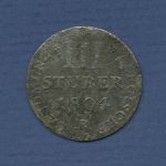 Berg Herzogtum 3 Stüber 1804, Maximilian Joseph, J. 161 schön (m6676)