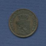 Hessen-Darmstadt 1 Pfennig 1859, Ludwig III., J 55, ss (m6677)