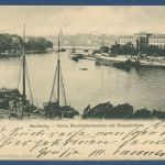 Stockholm Norra Blasieholmshamnen, Skeppsholmen, gelaufen 1901 (AK4868)