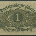 Dt. Reich 1 Mark 1920, DEU-189 fast kassenfrisch (K1085)