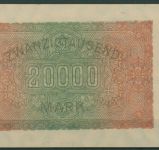 Dt. Reich 20000 Mark 1923, DEU-95i FZ PG, fast kassenfrisch (K1379)