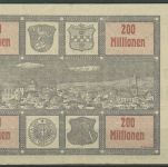Alzey 200 Millionen Mark 1923, Keller 87 k, leicht gebraucht (K1789)
