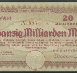 Gummersbach 20 Milliarden Mark 1923, Keller 2007 o, gebraucht (K1810)