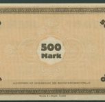 Crefeld 500 Mark 1922, Müller 895.1, leicht gebraucht (K1836)