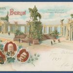 Berlin National-Denkmal Kaiser Wilhelm I., ungebraucht Fleck (AK4645)