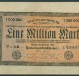 Dt. Reich 1 Million Mark 1923, DEU-105, gebraucht (K1851)