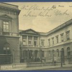 Mons Justizpalast, gelaufen 1915 als Feldpost (AK4939)