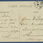 Paris Rue de Rivoli Jardin des Tuileries, gelaufen 1908 Marke fehlt (AK4957)