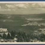 Blick vom Arber nach Eisenstein-Lackaberg, Panzer, gelaufen Marke fehlt (AK4824)