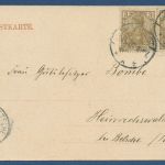 Eisenach Wartburg von Osten gesehen, gelaufen 1902 (AK5010)