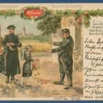 Altenburger Bauernhochzeit Trachten, gelaufen 1912 (AK5036)