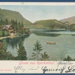Gruss aus Reichenhall Thumsee, gelaufen 1900 (AK5031)