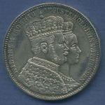 Preußen Krönungstaler 1861 A, König Wilhelm I., J 87 fast vz (m6749)