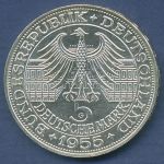 Deutschland 5 DM 1955 Markgraf von Baden, J 390 vz (m6755)