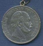 Preußen Siegestaler 1871 A, König Wilhelm I., J 99 alt, ss Öse u. RF (m6759)