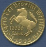 Westfalen 10000 Mark 1923 Tombak, Freiherr v. Stein, J N20a vz/vz+ (m6762)