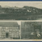 Gruß aus Wahnhausen Lebensmittelgeschäft Heckmann, gelaufen 1943 (AK5073)