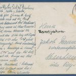 Gruß aus Wahnhausen Lebensmittelgeschäft Heckmann, gelaufen 1943 (AK5073)