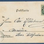 Gruß von d. Wartburg Rüstkammer Der Sängerkrieg, gelaufen 1902 (AK5069)